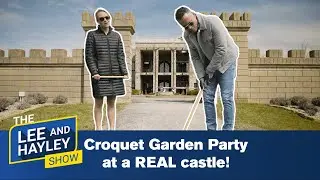 Croquet Garden Party at a REAL castle! | The Lee and Hayley Show