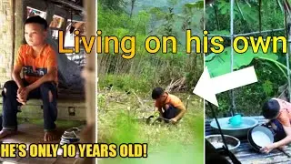 An orphaned 10 year old living on his own | lifechangingtv