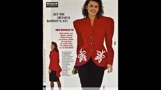 Немецкая Burda 5/1988, Часть 2.Тренды 80 годов. 
