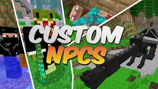 Custom NPCS Mod para minecraft 1.7.10/1.7.2/1.8/1.8.9/1.11