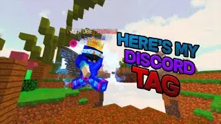 HERES MY DISCORD TAG!! (Bedwars Funny Moments) w/ 