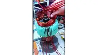 Small electric drive winding repair amazing video and satisfactory #shorts