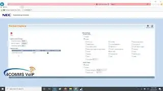 Extract a Packet trace on a NEC SV9100 PBX via webpro