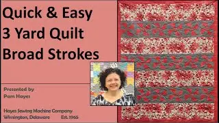 Quick and Easy 3 Yard Quilt Happy Go Lucky