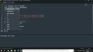 Create Quotes  api using FastAPI and python
