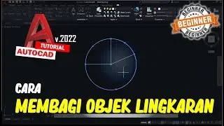 AutoCAD Cara Membagi Objek Lingkaran