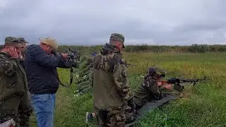 Стрельба боевыми патронами! ПКМ. АКC-74. АКМС. Cнайперская винтовка. Игры Блогеров в Беларуси 2021.