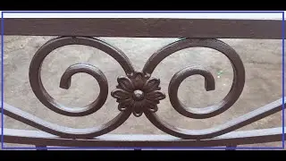 Кровать из металла  своими руками. Ручная работа. Холодная ковка.