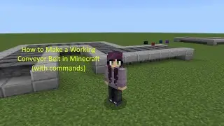 Minecraft - How to Make a Working Conveyor Belt | NinjaHamsters