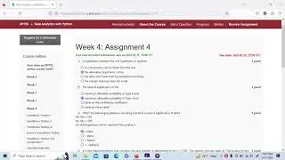 Data Analytics With Python NPTEL SWAYAM Course Week 4 Assignment Answers