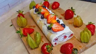 ПП МЕРЕНГОВЫЙ РУЛЕТ без сахара и молока/ НИЗКОУГЛЕВОДНЫЙ ДЕСЕРТ ДЛЯ ПОХУДЕНИЯ