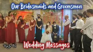 BRIDESMAID AND GROOMSMEN WEDDING MESSAGES | KRISJA TV