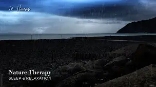 Relaxing Rain, Thunderstorm Sounds & Lightning Strikes in Devon UK: Rolling Thunder & Rain for Sleep