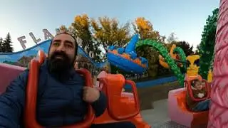 Диво остров аттракцион фламенко Горей и Аня в 360 VR