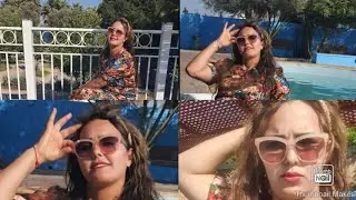 #فلوغ في مسبح غير مختلط /دخلوا اكتشفو معايا مزرعة الأعشاب بمديونة : مسابح خاص بالنساء 🌊🌞