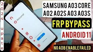 All Samsung (A3 Core, A02, A03, A02s, A03s) Frp Bypass Android 10 /11 |Samsung Google Account Remove