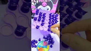 Kuromi balance game ‼️😵#kuromi #shortsviral #sanrio #kawaii #shots #satisfying
