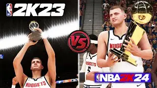 NBA 2K24 vs NBA 2K23 Comparison - Finals/Ring Celebration | [4K60FPS]