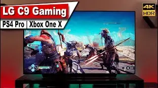 2019 LG C9 OLED 4K HDR TV PS4 Pro + Xbox One X Gaming Demo [4K HDR]