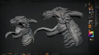 Dragon Sculpt | Zbrush Timelaps