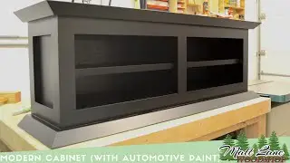 Modern Cabinet (With Automotive Spray Finish)
