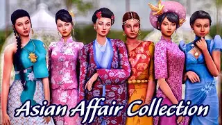ZEUSSIM’S ASIAN AFFAIR COLLECTION (+ CHANNEL UPDATE) | The Sims 4: CC Lookbook