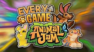 Playing EVERY Animal Jam Game EVER MADE..