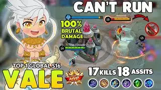 INSANE DAMAGE!!VALE BEST BUILD & GAMEPLAY  ~ VALE MOBILE LEGENDS