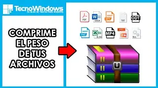 Cómo COMPRIMIR un ARCHIVO en WINRAR para que PESE MENOS