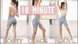 10 MINUTE BOOTY & BODY WORKOUT / Beginner to Intermediate