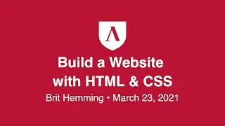 Build a website in an hour with HTML and CSS