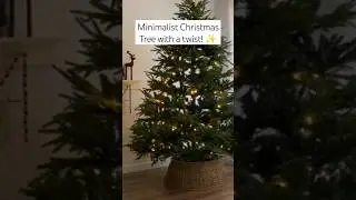 Best MINIMALIST Christmas Tree Decor Ideas (pt. 1) ✨ #shorts #christmastree #christmasdecor
