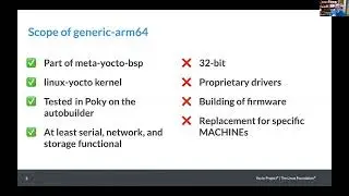 YPS 2023.11 - 2023/11/29 - Bill Mills + Ross Burton - Generic ARM64 for Yocto Project HW reference