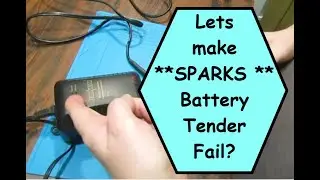 Eliminator Battery Tender Failed - WHY? - I Made Sparks- Twice!