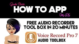 Free Audio Toolbox Voice Record Pro 7 on iOS - How To App on iOS! - EP 32
