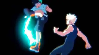 THIS IS 4K ANIME [KACCHAN VS DEKU]