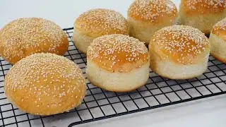 Hand Knead Hamburger Buns