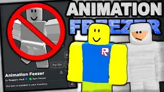 This shirt removes your avatars animations!? (ROBLOX Animation Freezer Layered Clothing)
