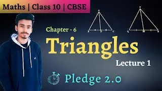 Triangle |  Basic proportionality theorem important question   |Lecture 1 |  class10 || CBSE