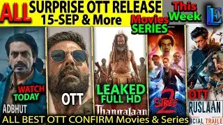 STREE 2 OTT Release Thangalaan Leaked 15-SEP NEW Hindi Movies Web-Series Adbhut, Pizza3, SarfiraOTT