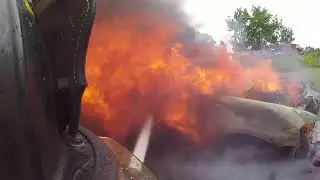 Fully Involved Car Fire