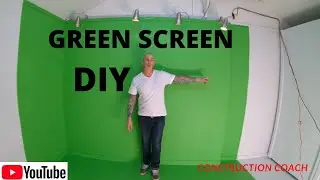 GREEN SCREEN DIY Old Garage New Studio