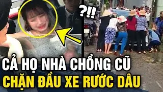 While getting married to her 'fifth husband', the bride was 'blocked' by her ex-husband's family,...