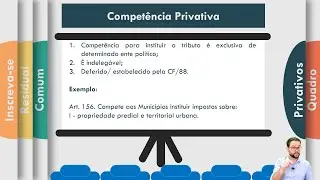 📖 Aula 11 - Tributos: Privativos, Comuns e Residuais
