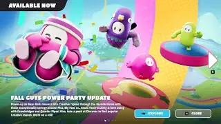 Let's Play Fall Guys Power Party (New Update!)