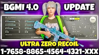 🔥BGMI 4.0 UPDATE SENSITIVITY CODE | 🥵BGMI BEST SENSITIVITY SETTINGS | 🥶BGMI ZERO RECOIL SENSITIVITY🔥