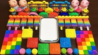 Mixing Random Things into GLOSSY Slime !!! Satisfying Slime RAINBOW Videos 