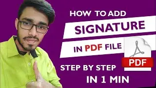 How To Add Signature In Pdf File