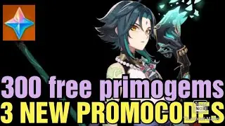 New promocodes. 300 free primogems and more. genshin impact