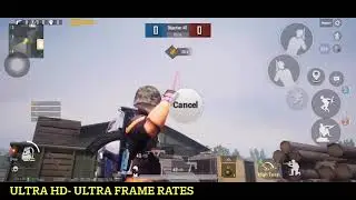 PUBG test on iPhone 11. At HDR and ultra HD graphics